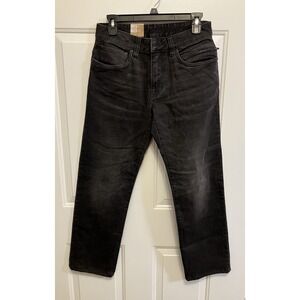 NWT Men's Prana Stretch Straight Jeans 28x30‎ Slim Fit Straight Leg Gray Black